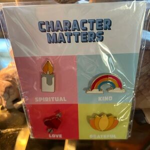 Character Matters Enamel Pin Set